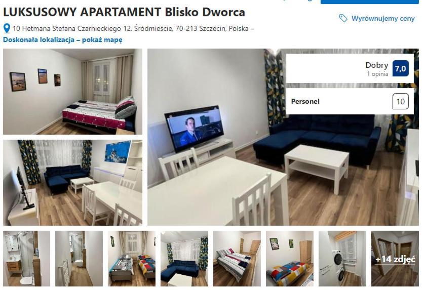 Luksusowy Apartament Przy Dworcu Estetino Exterior foto